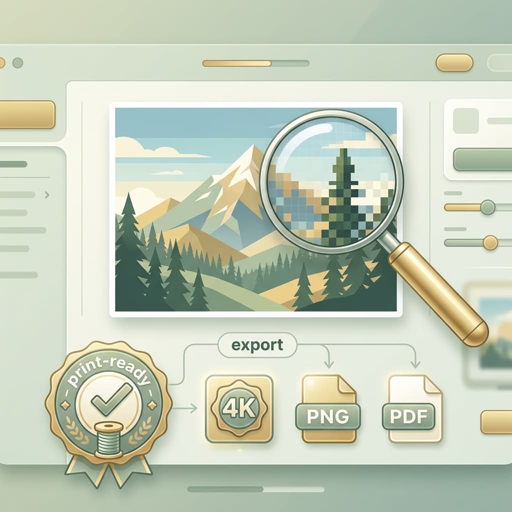 Print-ready from the start