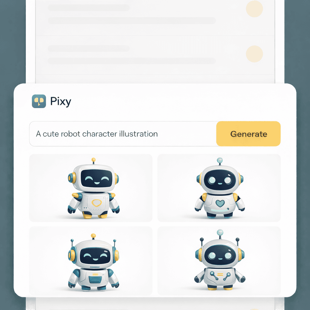 Describe it, generate it, done.