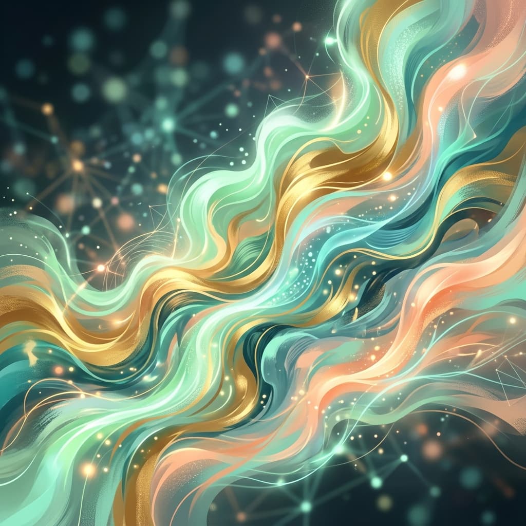 Abstract AI-generated creative patterns